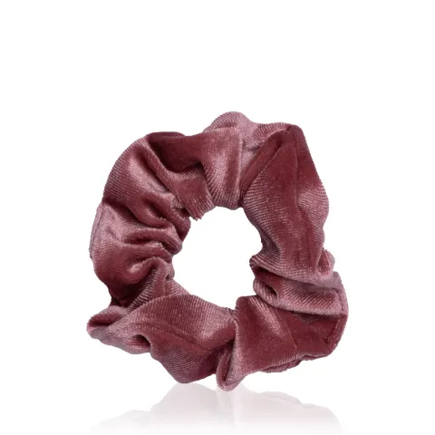3070-00051_SCRUNCHIE ΒΕΛΟΥΔΙΝΟ DEEP VIOLET DUST+CREAM